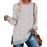 Women's winter crew neck sweater