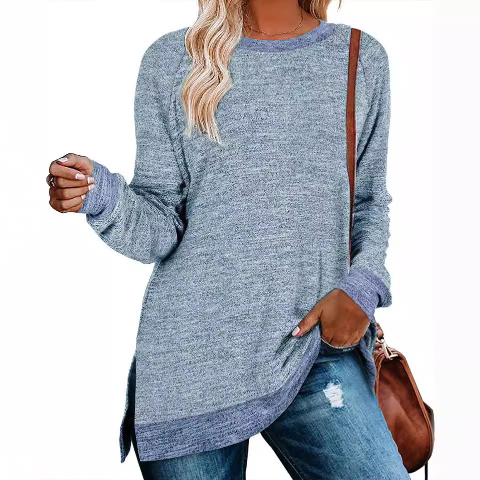 Women's winter crew neck sweater