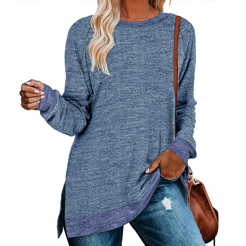 Women's winter crew neck sweater