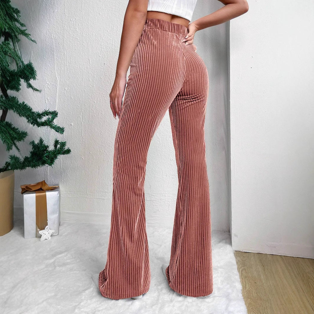 Women's Corduroy Flared Pants
