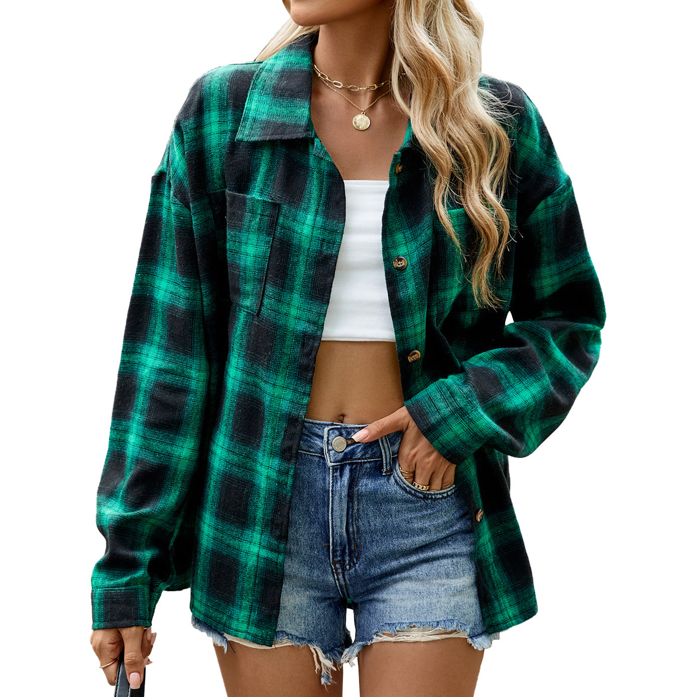 Women's button-down shirt