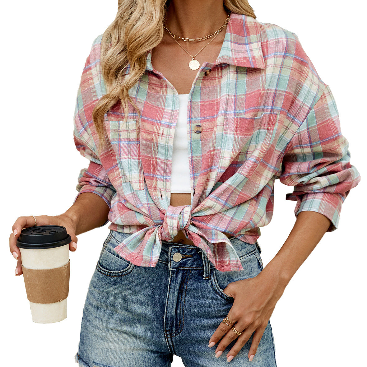 Women's button-down shirt