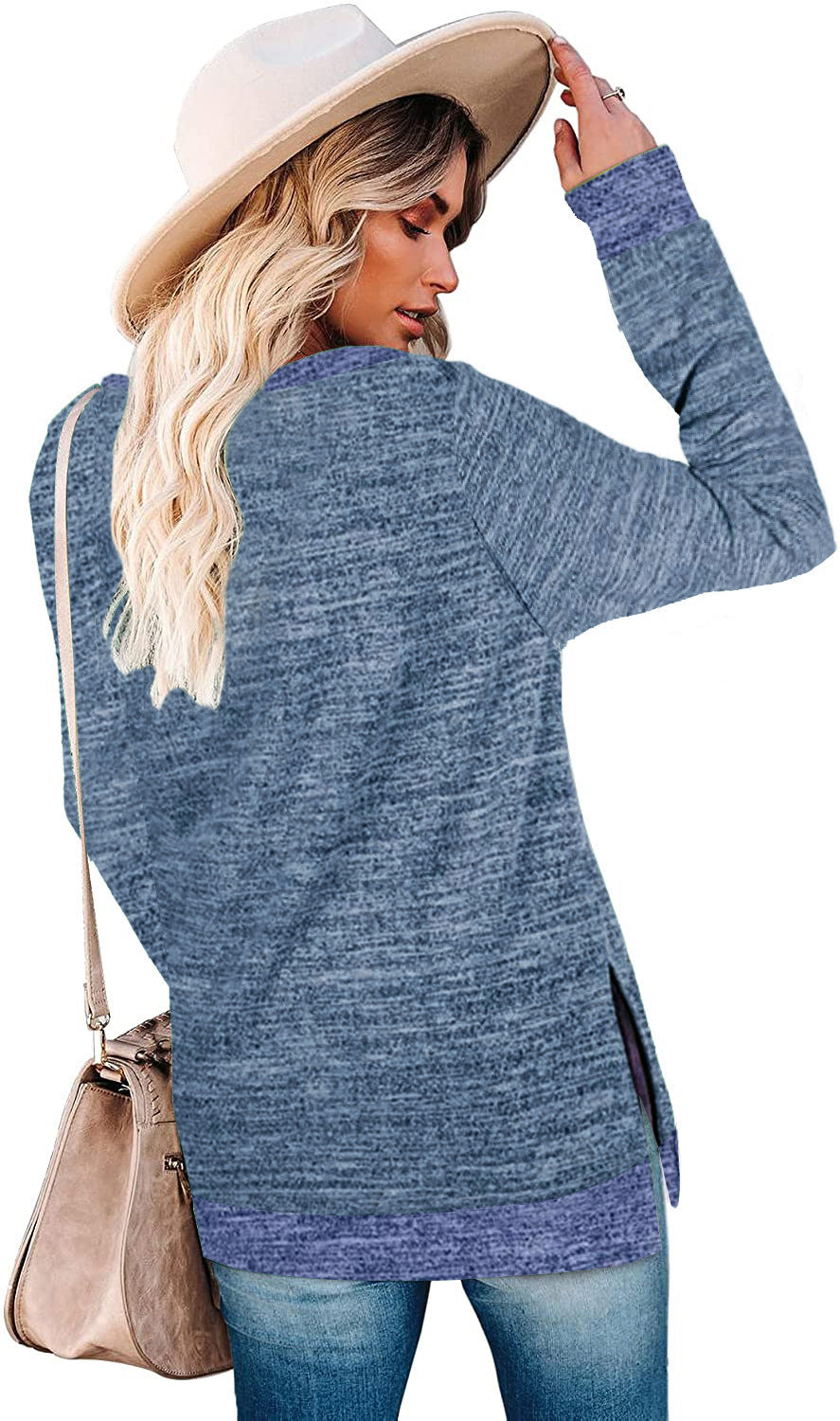 Women's winter crew neck sweater