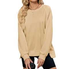 Crew Neck Long Sleeve Loose Top