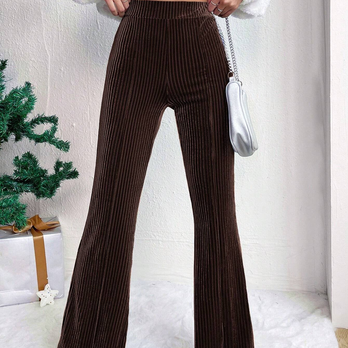 Women's Corduroy Flared Pants