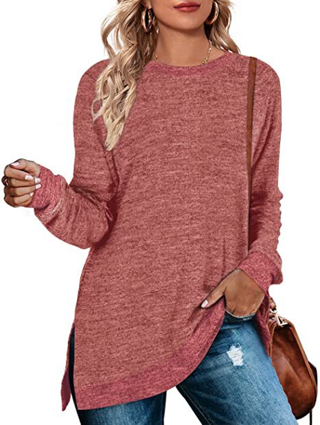 Women's winter crew neck sweater