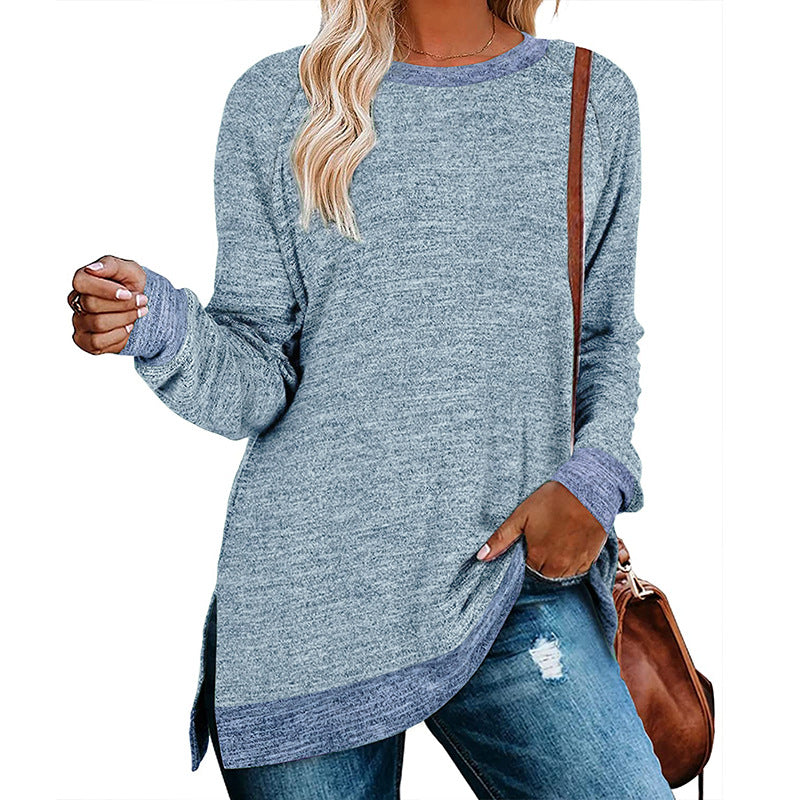 Women's winter crew neck sweater