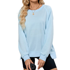 Crew Neck Long Sleeve Loose Top