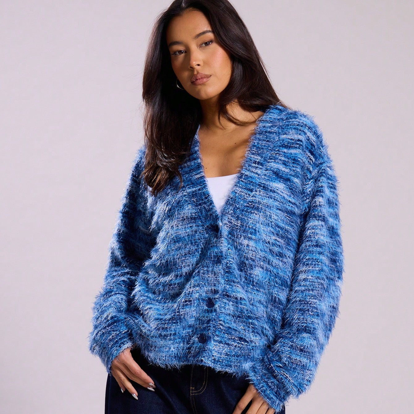 striped cardigan sweater