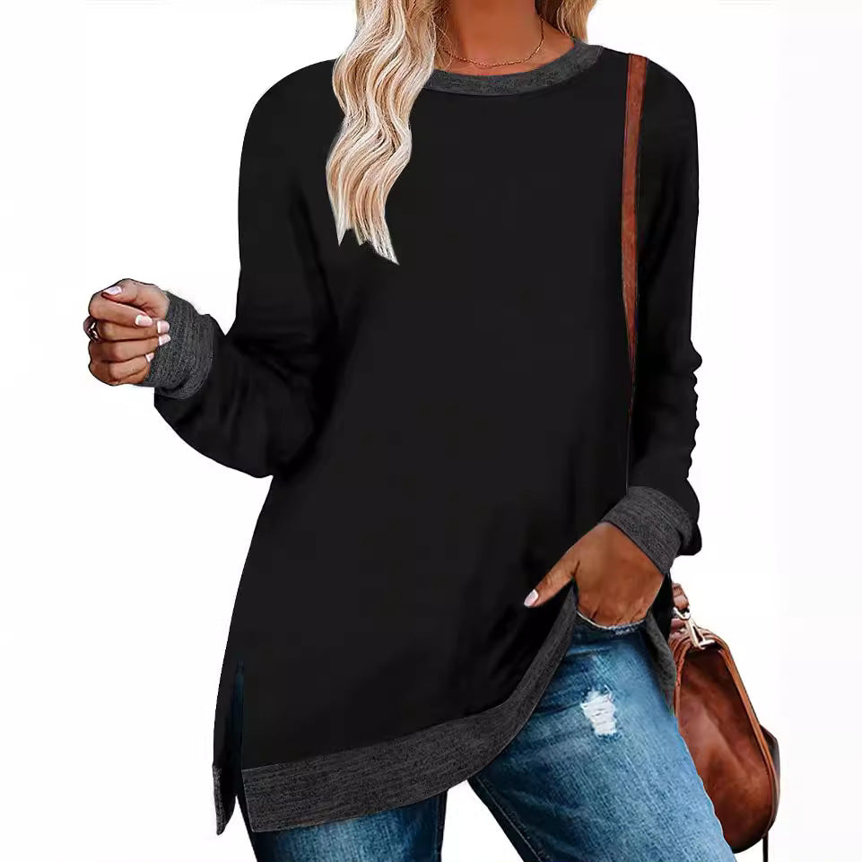 Women's winter crew neck sweater