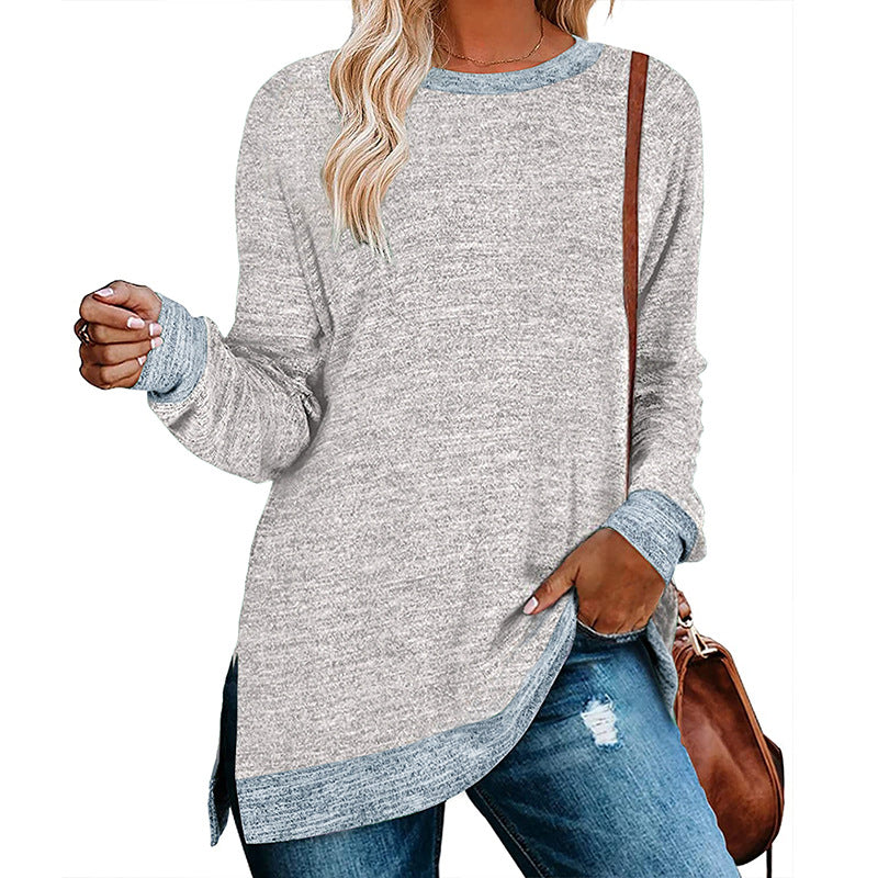 Women's winter crew neck sweater