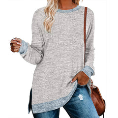 Women's winter crew neck sweater