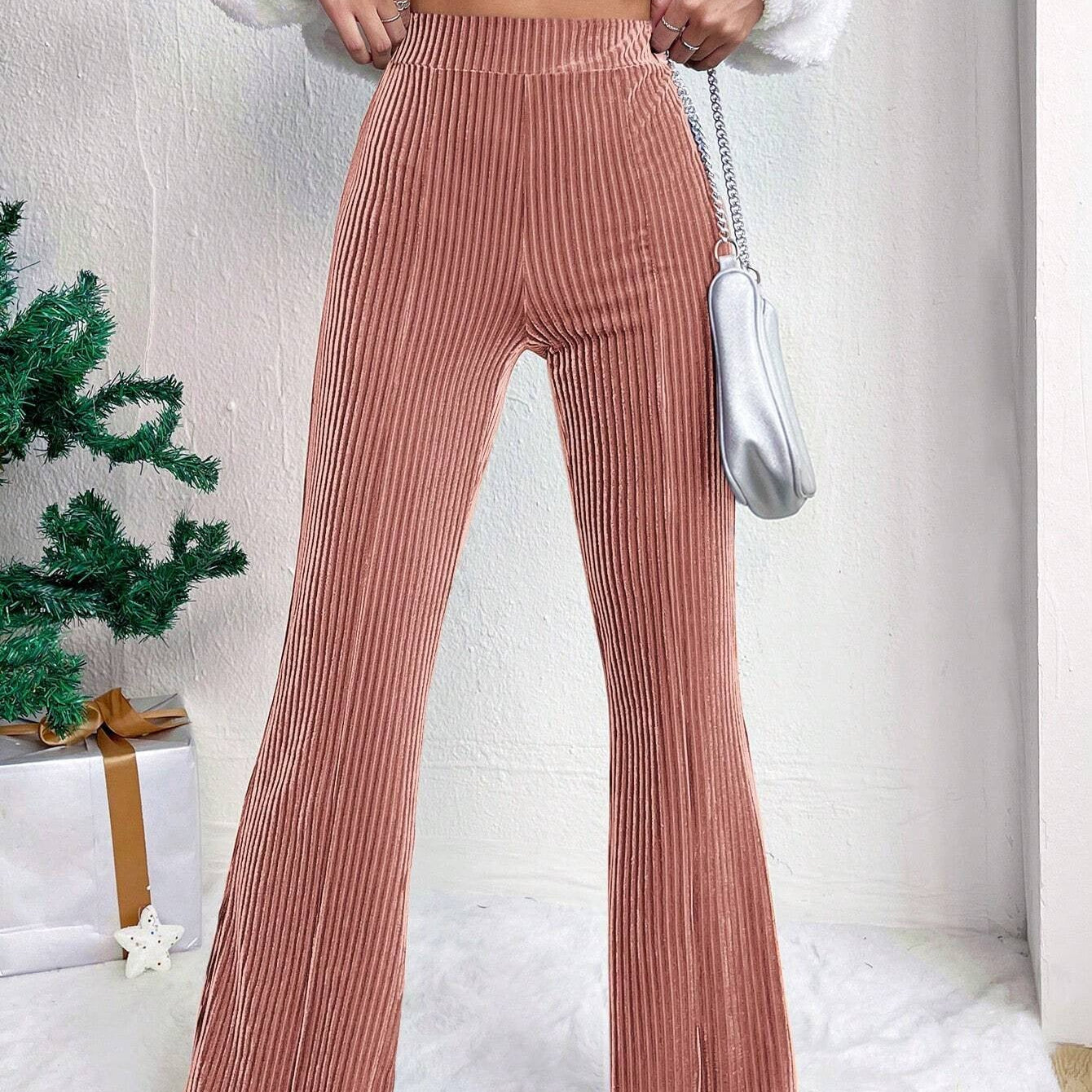Women's Corduroy Flared Pants